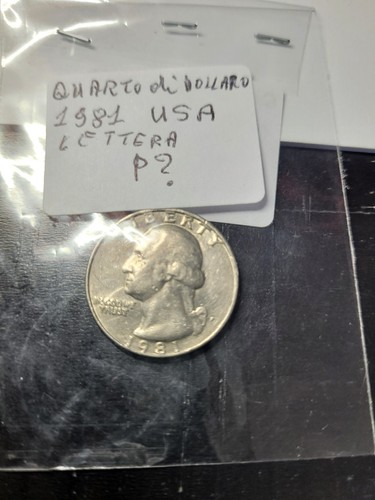 Quarto dollaro 1981 - quarto, usa
